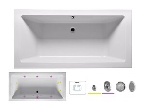 Изображение товара Ванна гидромассажная Riho Lusso 200 x 90 см, FLOW2