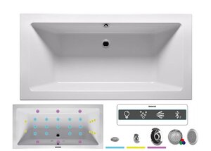 Изображение товара Ванна гидромассажная Riho Lusso 200 x 90 см, JOY2