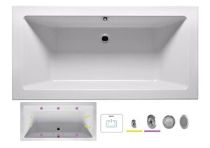 Изображение товара Ванна гидромассажная Riho Lusso 170 x 75 см, FLOW