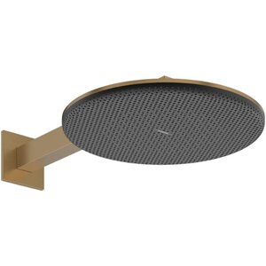 Изображение товара Верхний душ Hansgrohe Alive 24540140, 30 см, 2 режима струи, с держателем, шлифованная бронза
