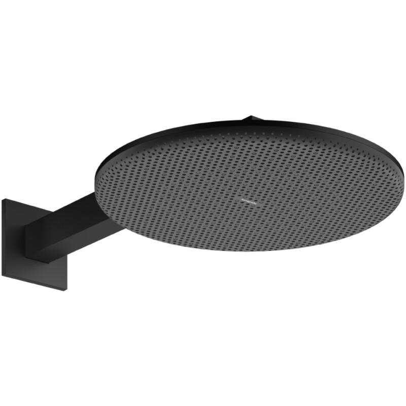 Изображение товара Верхний душ Hansgrohe Alive 24540670, 30 см, 2 режима струи, с держателем, черный матовый