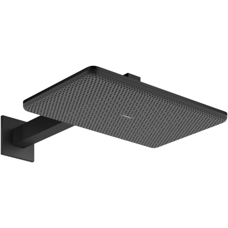 Изображение товара Верхний душ Hansgrohe Alive 24550670, 34 х 21 см, 2 режима струи, с держателем, черный матовый