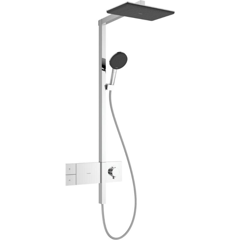 Изображение товара Душевая система Hansgrohe Alive с термостатом и верхним душем RainDance Изображение товара Душевая система Hansgrohe Alive с термостатом и верхним душем RainDance