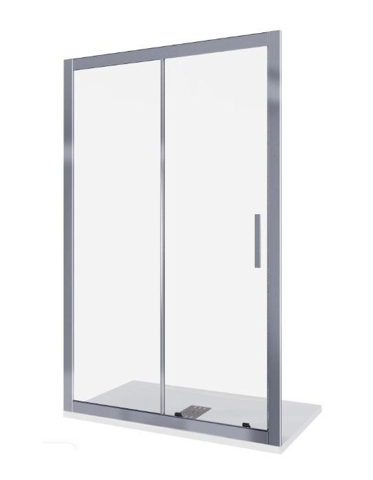 Изображение товара Душевая дверь раздвижная Good Door 120 см прозрачное стекло хром Изображение товара Душевая дверь раздвижная Good Door 120 см прозрачное стекло хром