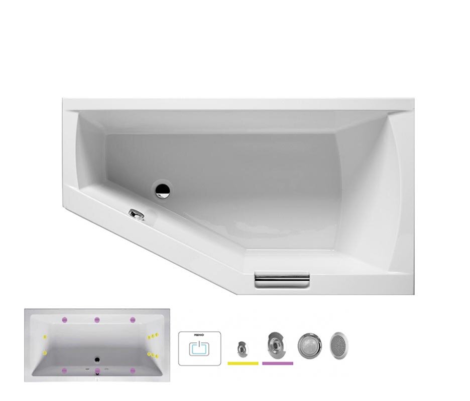 Изображение товара Гидромассажная ванна Riho Geta 170x90 акрил премиум-класса