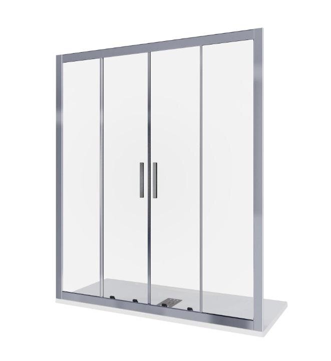 Изображение товара Душевая дверь Good Door Cofe WTW-TD-150-C-CH, КФ00032, 150 см, стекло прозрачное, профиль хром