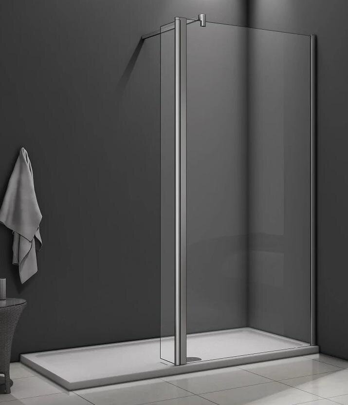Изображение товара Душевая стенка Good Door Walk In SP2-90-C-CH, ВИ00025, 90 см, свободный вход, стекло прозрачное, профиль хром Изображение товара Душевая стенка Good Door Walk In SP2-90-C-CH, ВИ00025, 90 см, свободный вход, стекло прозрачное, профиль хром