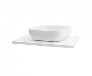 Изображение товара Столешница для ванной комнаты Акватон Брук 60 белый глянцевый 1A204105BC010