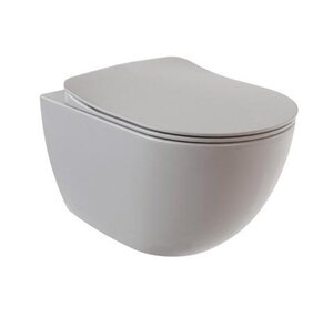 Изображение товара Подвесной унитаз Creavit Free FE322-00CG00E-0000, безободковый, с функцией биде, серый матовый холодный
