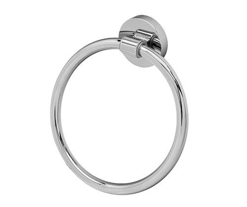 Изображение товара Держатель полотенец WasserKRAFT Rhein, кольцо, 20 см, хром, K-6260