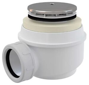 Изображение товара Сифон для душевого поддона Alcaplast A47CR d50, хром