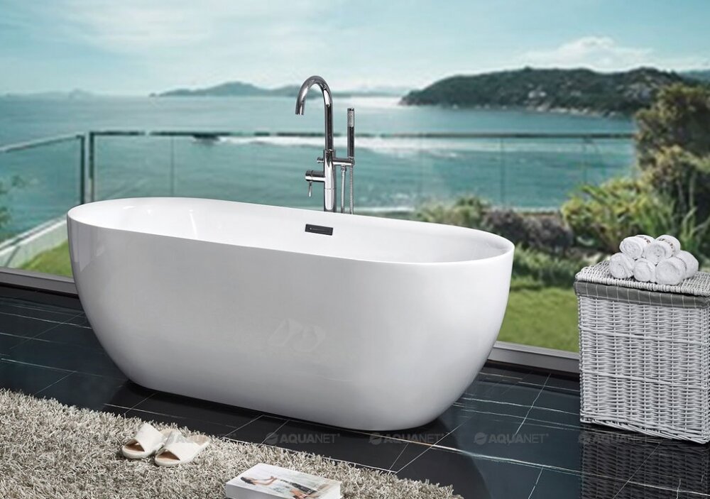 Изображение товара Акриловая ванна Aquanet Delight 170x78 см, белая, отдельно стоящая