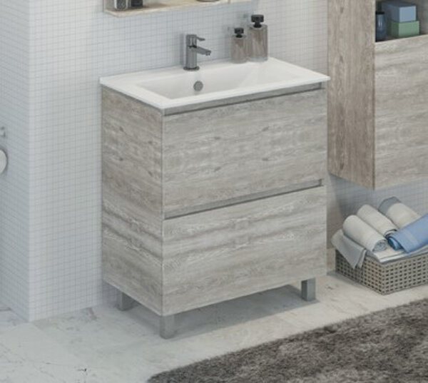 Изображение товара Тумба с раковиной Comfortу Верона 75 см бежевый МДФ ЛДСП спальня ванная комната