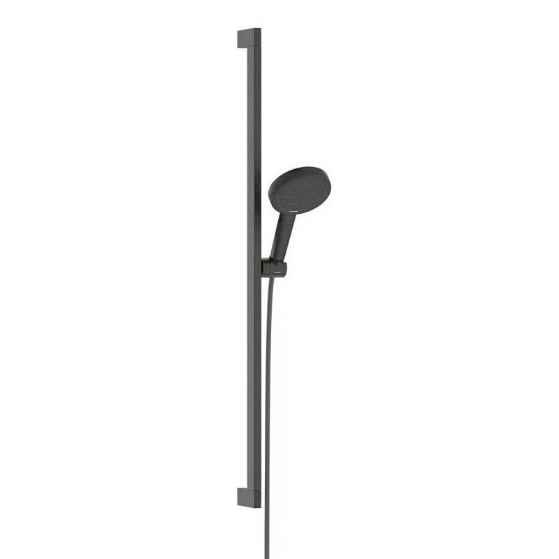 Изображение товара Душевой гарнитур Hansgrohe Alive 24601340, 90 см, шлифованный черный хром