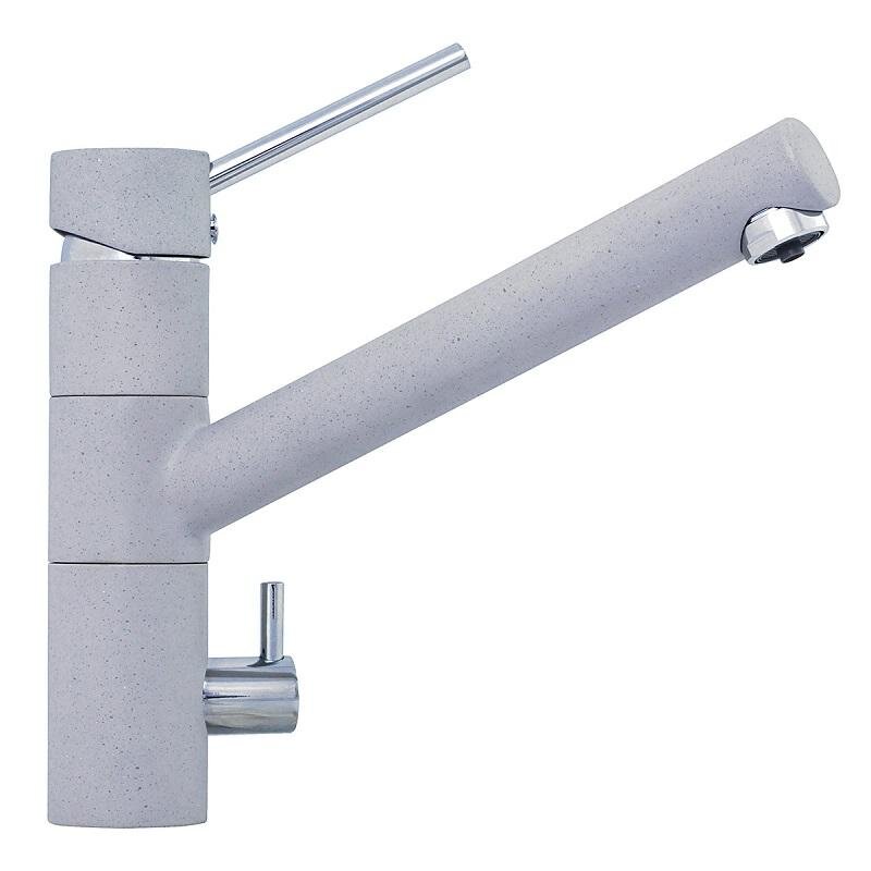 Изображение товара Смеситель TopZero Leonardo Smoke-47 для кухонной мойки, с подключением к фильтру, Smoke