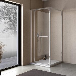 Изображение товара Душевой уголок Kolpa-San Stellar Uni 518840, 120 x 90 см, стекло прозрачное, профиль хром