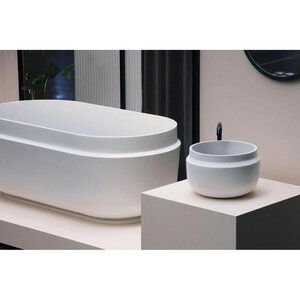 Изображение товара Ванна из искусственного камня Kolpa-San Boul 591560, 165 х 85, цвет белый