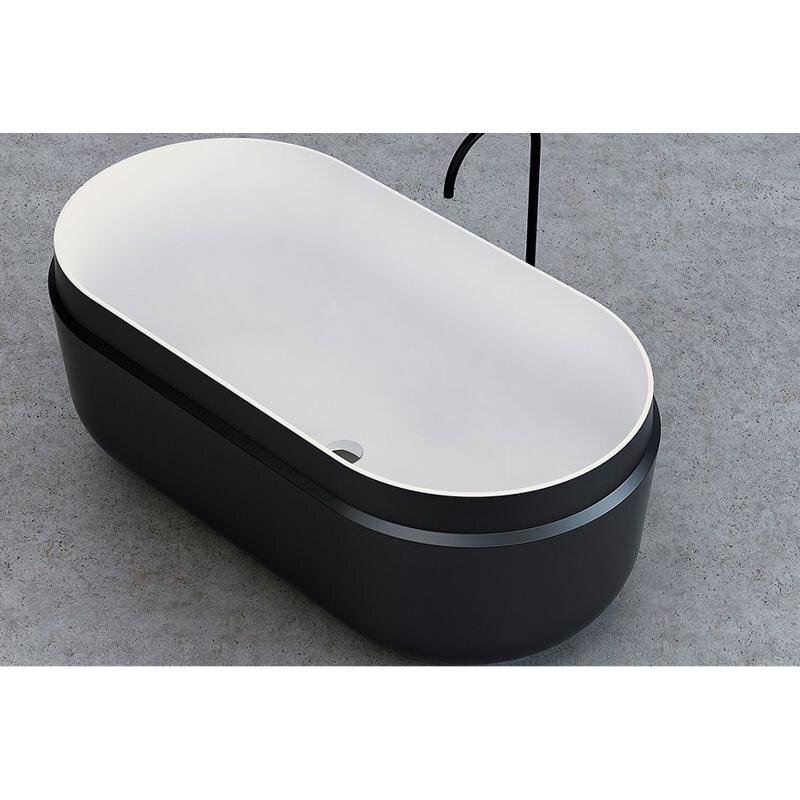 Изображение товара Ванна из искусственного камня Kolpa-San Boul 592300, 165 х 85, цвет black