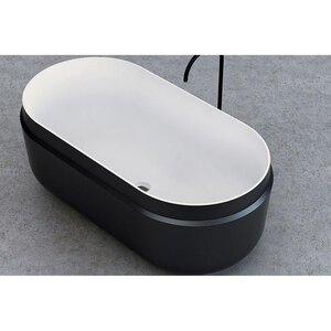 Изображение товара Ванна из искусственного камня Kolpa-San Boul 592300, 165 х 85, цвет black