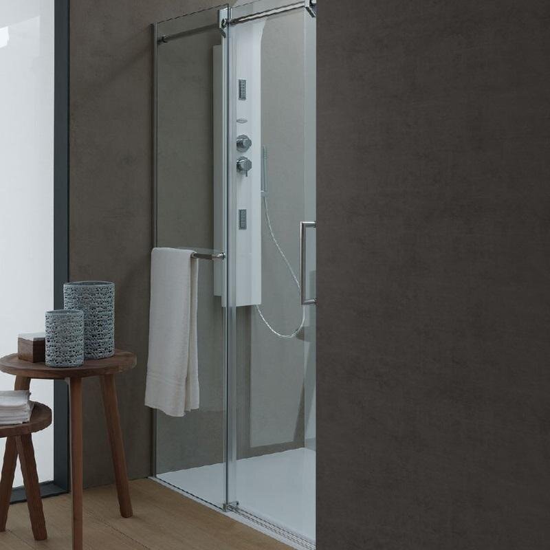 Изображение товара Душевая дверь Kolpa-San Virgo 513150 140x200 см, прозрачное стекло, хром