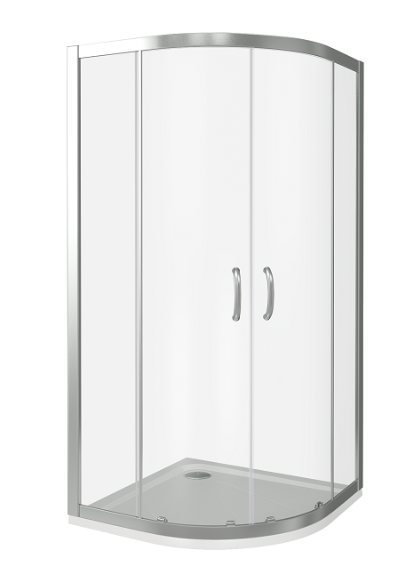 Изображение товара Душевой уголок Good Door Infinity R-100-G-CH 100x100x185 стекло матовое Грейп хром