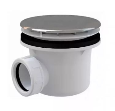 Изображение товара Сифон для душевого поддона Alcaplast A49CR d90 хромированный Чехия