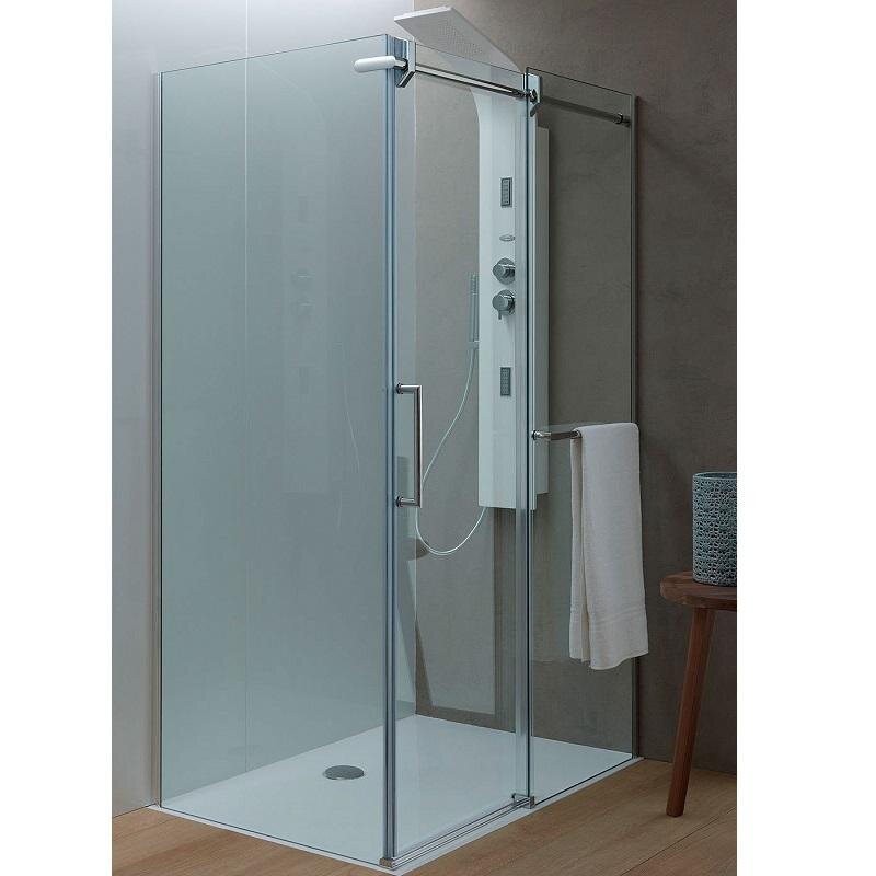 Изображение товара Kolpa-San Virgo 513220: 160x90 см, раздвижные, 8 мм закаленное стекло, хром