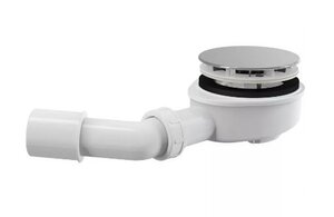 Изображение товара Выпускной комплект сифона для душевого поддона Alcaplast A492CR d90 хромированый