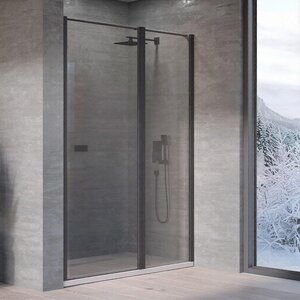 Изображение товара Душевая дверь Kolpa-San Andromeda 516780, 120 х 200 см, стекло прозрачное, профиль черный