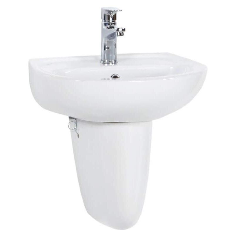 Изображение товара Раковина Creavit Oval TP145-00CB00E-0000 45 см с переливом и антибактериальной глазурью