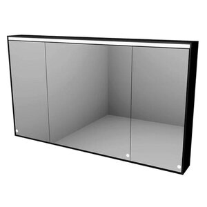 Изображение товара Зеркальный шкаф Kolpa-San To 546500, 120 см, с подсветкой, цвет черный