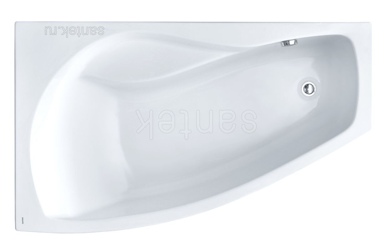 Изображение товара Акриловая ванна Santek Майорка XL, 1.WH11.1.990/1.WH11.1.991, 160 х 95 см, левая/правая, белая