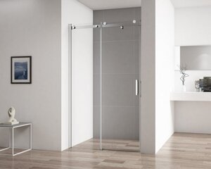 Изображение товара Душевая дверь в нишу Cezares STYLUS-SOFT-BF-1-100-C-Cr, 100 см, стекло прозрачное, цвет профиля хром