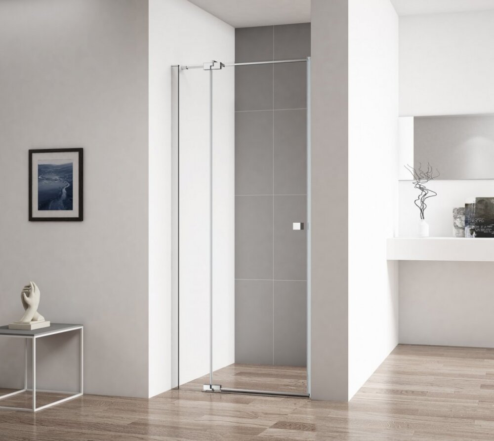 Изображение товара Душевая дверь в нишу Cezares VALVOLA-B-1-90-C-Cr, 90 см, стекло прозрачное, хром