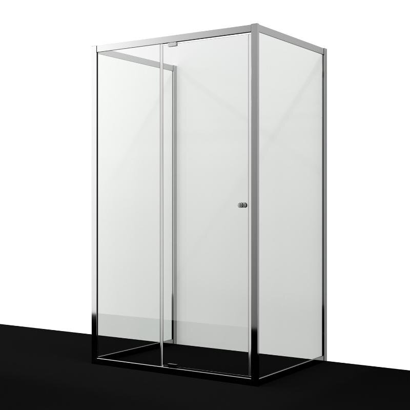 Изображение товара Душевой уголок WasserKRAFT Aula 11P21, 120 х 90 см, стекло прозрачное, профиль хром