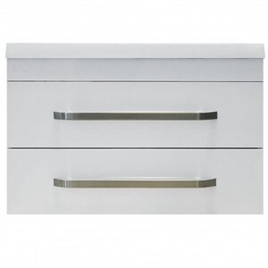 Изображение товара Подвесная тумба с раковиной Эстет Монако 60 белая для ванной комнаты