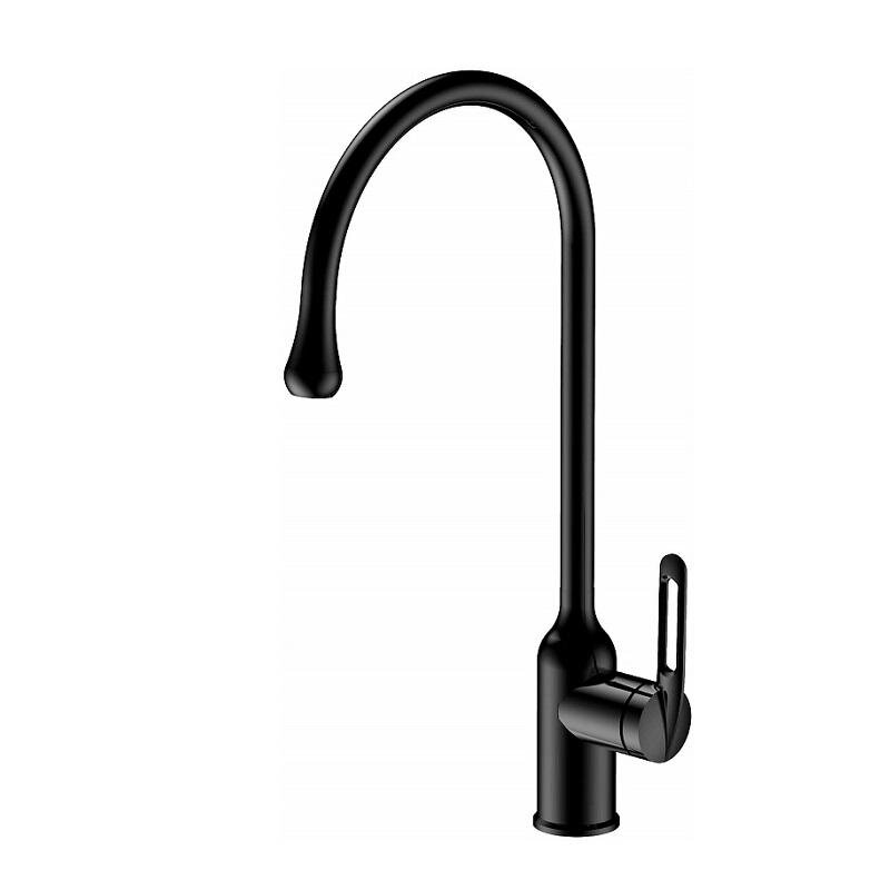 Изображение товара Смеситель Haiba HB71825-7 черный матовый для кухонной мойки