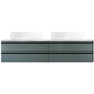 Изображение товара Тумба под раковину Kolpa-san Alexis 546300, 150 см, подвесная, со столешницей, цвет green