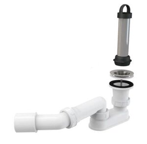 Изображение товара Выпускной комплект для душевого поддона Alcaplast A462 d50 с гидрозатвором и коленом