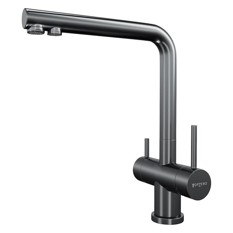 Изображение товара Смеситель TopZero TPZ 301 TITAN, для кухонной мойки, с подключением к фильтру, PVD титан
