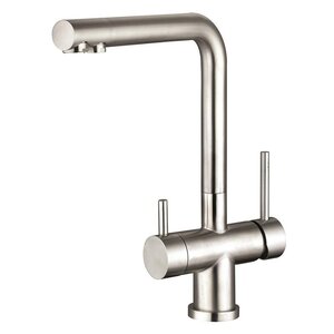 Изображение товара Смеситель TopZero TPZ 301 INOX, для кухонной мойки, с подключением к фильтру, нержавеющая сталь Изображение товара Смеситель TopZero TPZ 301 INOX, для кухонной мойки, с подключением к фильтру, нержавеющая сталь