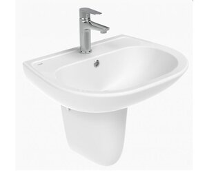 Изображение товара Раковина Creavit Sedef SD055-00CB00E-0000, 55 см, фарфор, белая