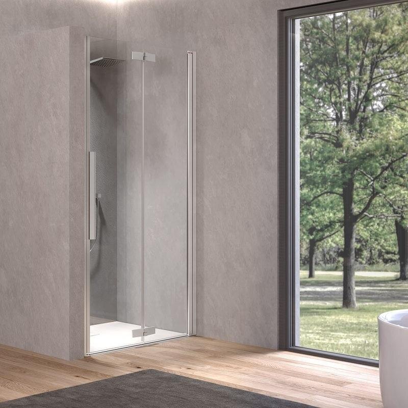 Изображение товара Kolpa-San Polaris Fold 90x200 см - дверь дверная, стекло 6 мм, профиль хром