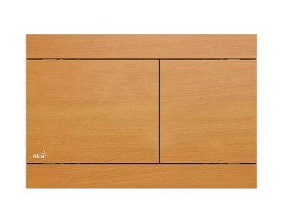 Изображение товара Клавиша смыва AlcaPlast Flat Wood Fun бук для скрытых систем инсталляции