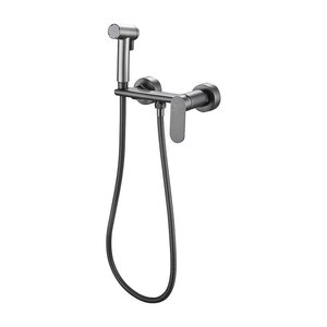 Изображение товара Гигиенический душ Haiba, HB5516-3, со смесителем, оружейная сталь