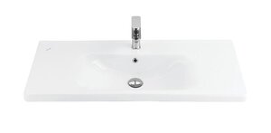 Изображение товара Раковина Creavit Eksen EK100-00CB00E-0000, 100 см, фарфор, белая