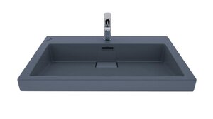 Изображение товара Раковина Creavit Epic EP080-00BM00E-0000, 80 см, фарфор, базальт матовый