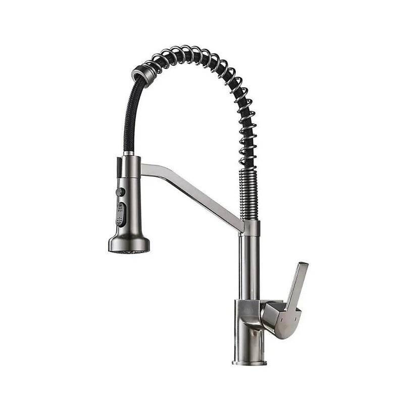 Изображение товара Смеситель Haiba HB73826-3 для кухонной мойки с подключением к фильтру, Gunmetal