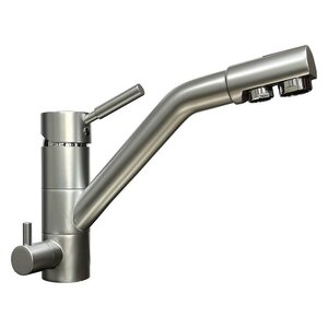 Изображение товара Смеситель Wellinox WIX 301 STCR, для кухонной мойки, с подключением к фильтру, хром матовый Изображение товара Смеситель Wellinox WIX 301 STCR, для кухонной мойки, с подключением к фильтру, хром матовый