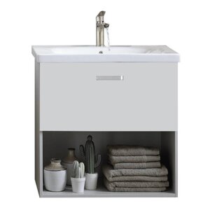 Изображение товара Kolpa-san Evelin 573860 тумба с раковиной 65 см подвесная